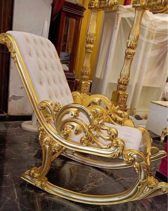 Modern luxury rocking chair for living room
