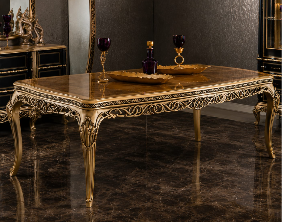Classic Royal dining set with luxury dining table and chairs
