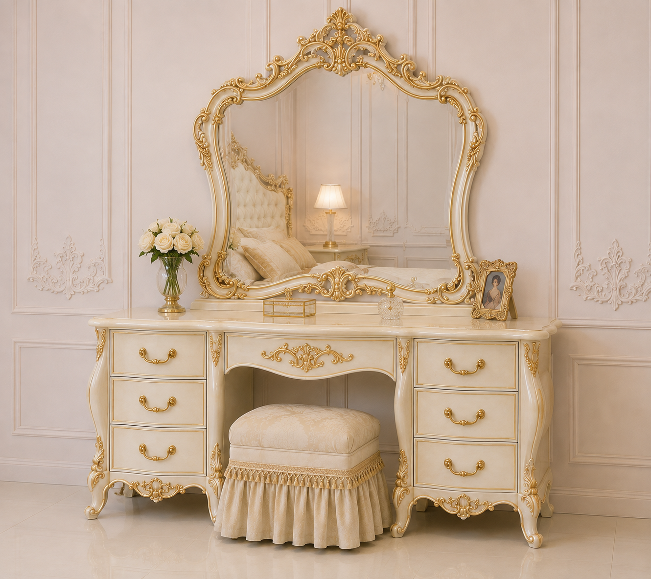 Luxury Crown Bed
