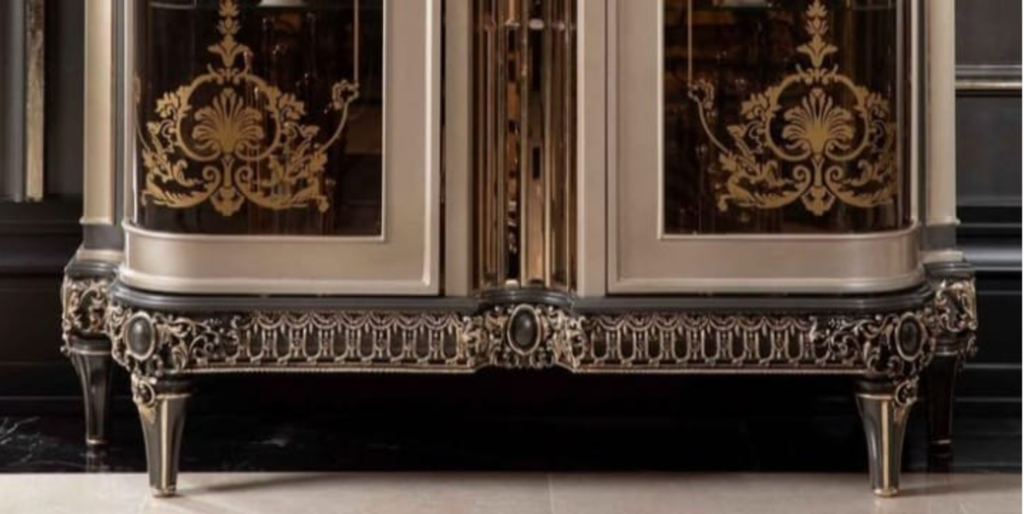 Luxury Crown Showcase for Elegant Home Display and Storage