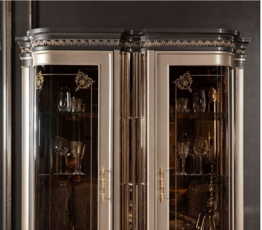 Luxury Crown Showcase for Elegant Home Display and Storage