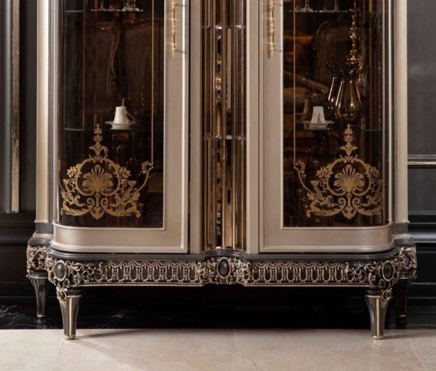 Luxury Crown Showcase for Elegant Home Display and Storage