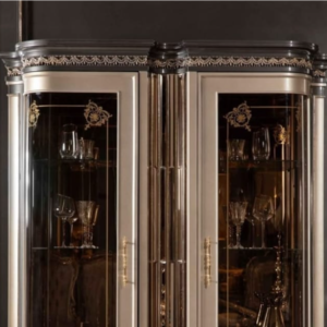 Luxury Crown Showcase for Elegant Home Display and Storage