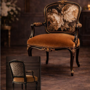 Luxury Grace bedroom chair with elegant upholstered design